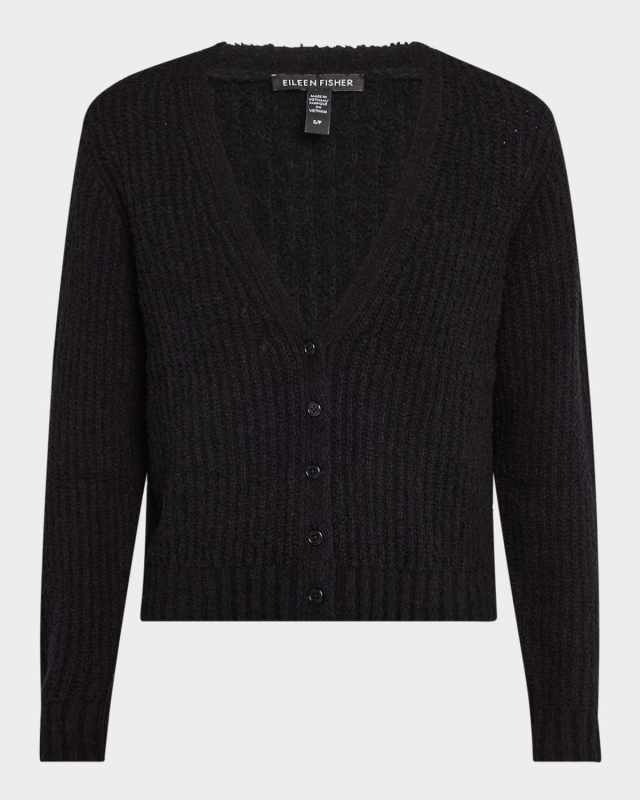 Fluffy V-Neck Cardigan